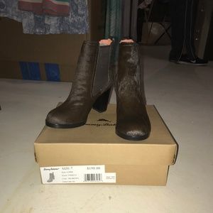 Tommy Bahama Womens Lummi Calfhair Leather Boots